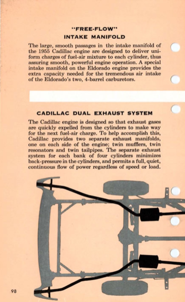 1955 Cadillac Salesmans Data Book Page 103